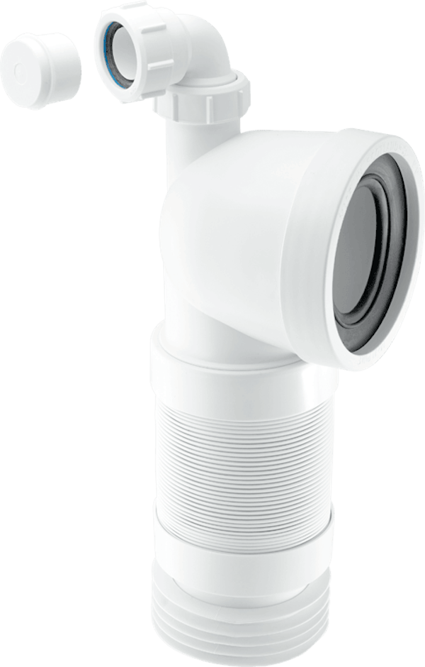 McAlpine WC-CON8FV 90 degree Flexible WC Connector