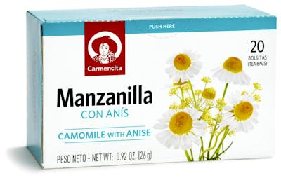 Camomile with anise (Manzanilla con anís) Infusion 20 Bags