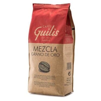 100% Arábica Whole Bean Coffee Blend 80/20 GRANO DE ORO  1 Kg