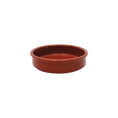 Terracotta Tapas Dish 12 cm (No Handles, Straight Sided)